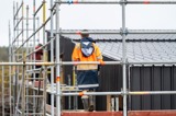 builders on construction site
