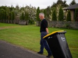 recycling bin at home
