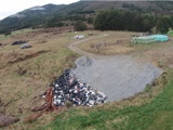 aerial shot of maruia landfill