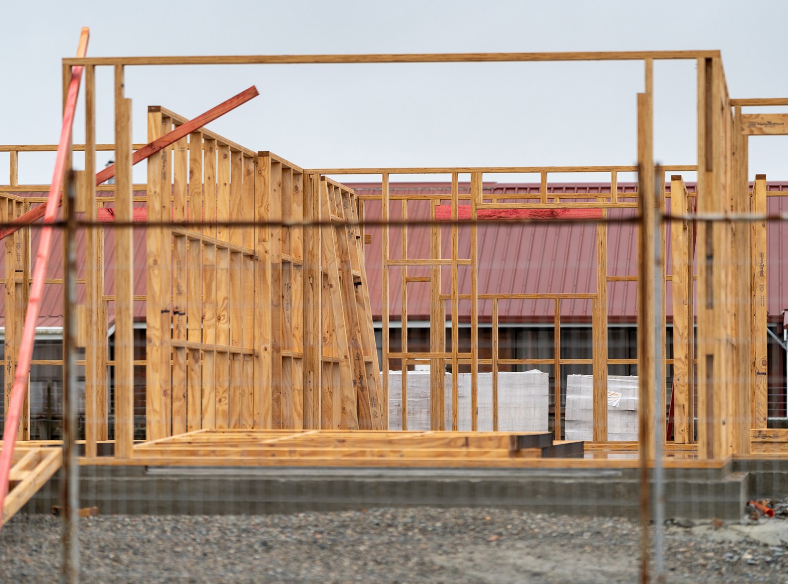 Building site framing