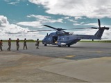 helicopter westport airport