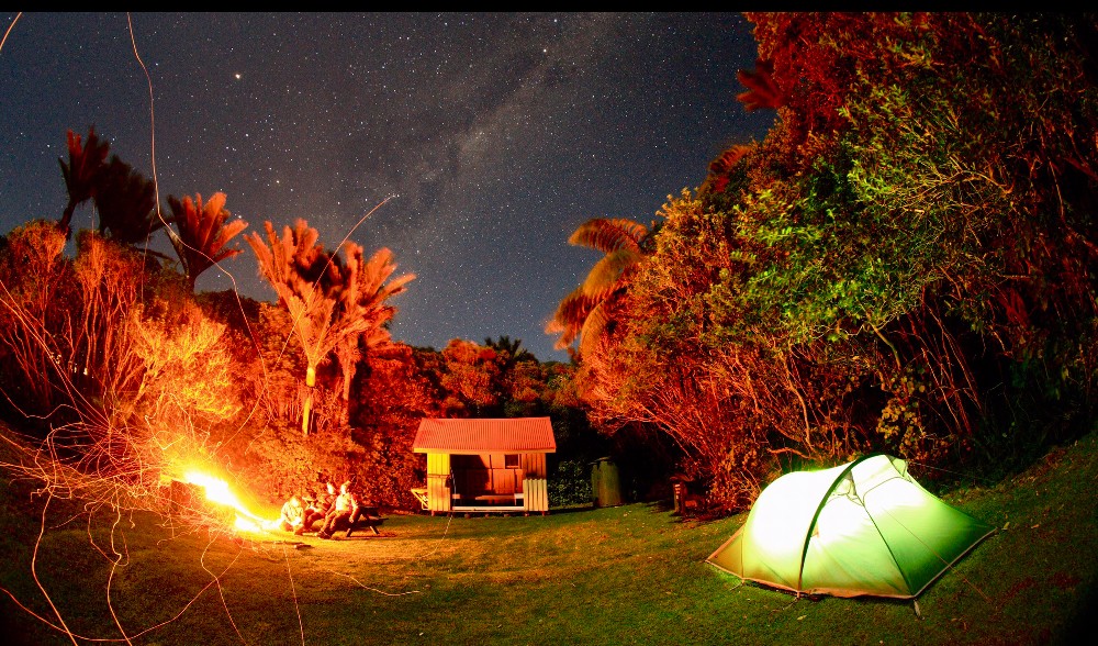 Campfire in Buller NZ